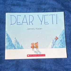 Scholastic 'Dear Yeti' Book in Blue and White